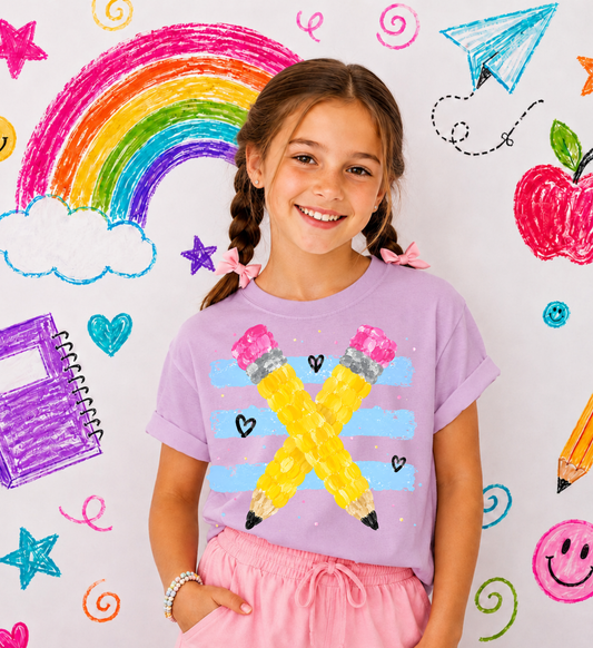 B2S GIRL PENCIL STRIPE