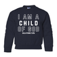 Navy I am a Child of God HR Sweatshirt